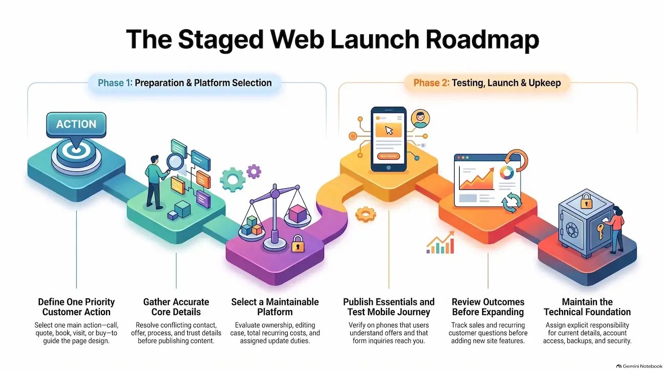 road map benifits  websitw for small business